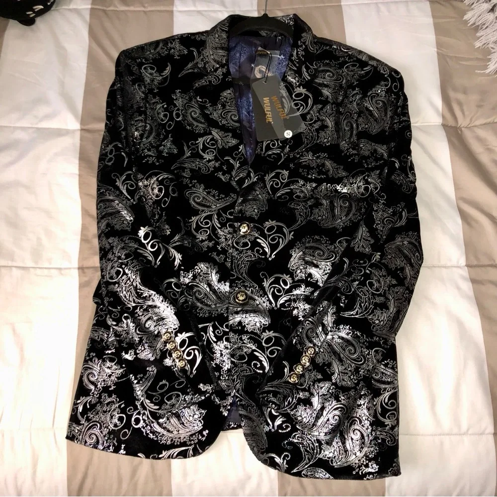 Silver Suit Jacket - Picture 5 of 12